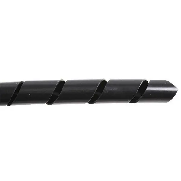 CONCORDIA Spiral Cable Wrap - Black 8mm 25m