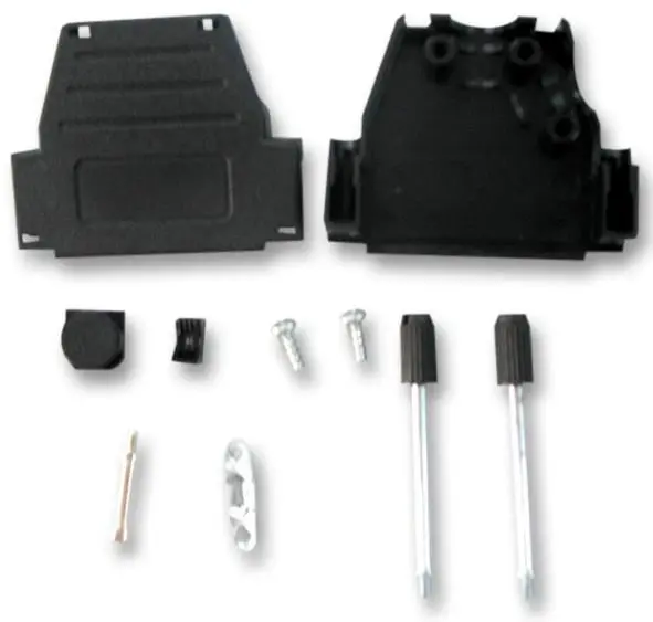 Amphenol 9 Pin D-Sub DE Socket, Screw Termination Kit