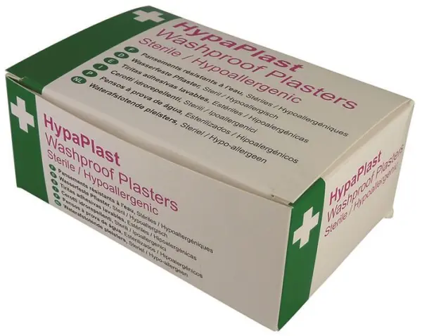 HypaPlast Pink Washproof Plasters 72mm x 25mm, 100 Pack