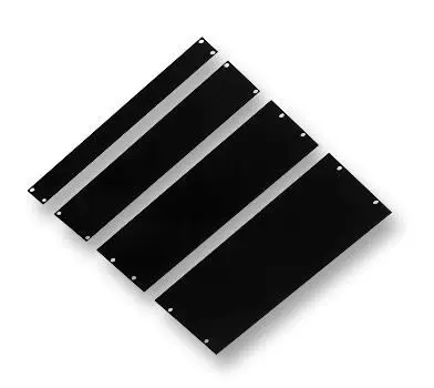 PENN ELCOM Pannello di Sicurezza per Rack 19 Pollici - 3U, Acciaio Nero