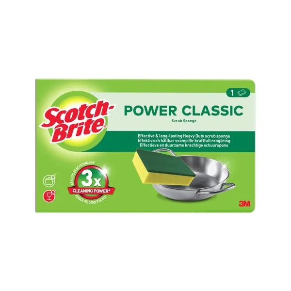 Scotch-Brite Classic Scrub Sponge Green