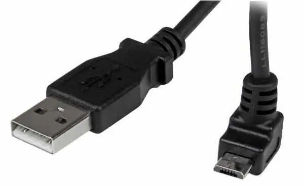 STARTECH - Cábla USB A go Micro B Uillinnach, 2m, Dubh