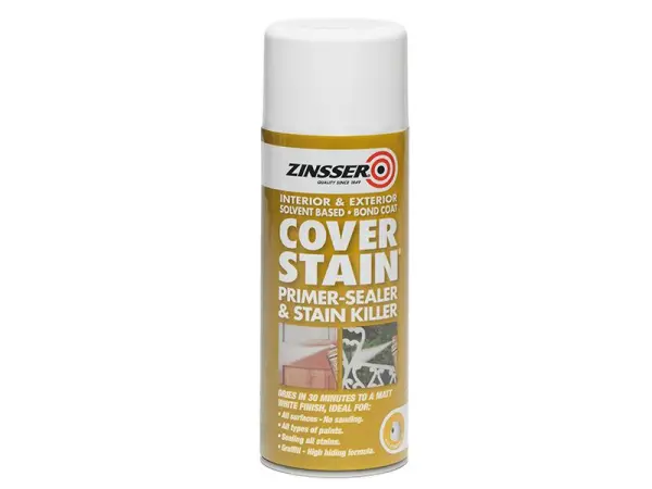 Zinsser Cover Stain Πρωτοστάτης - Αποστειρωτής Σε Σπρέι, 400ml