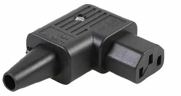 SCHURTER Connettore IEC Angolato Riavvolgibile C13, 10A