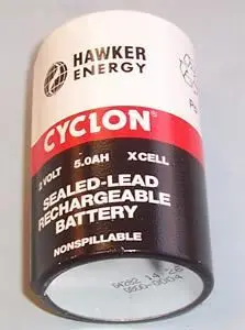 Hawker Energy 2V 5Ah Cyclon Gesloten Loodzuur Accu
