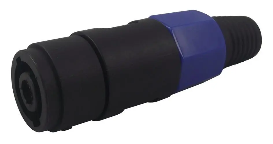 CLIFF Speaker Socket, In-Lijn, 4-Pool, Vernikkeld