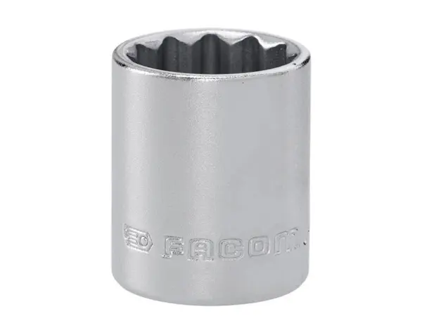 Facom 12 Point Standard Socket, 3/8in Drive - 18mm