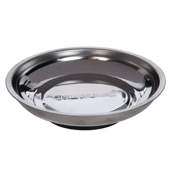Silverline Magnetic Parts Tray - 150mm, Stainless Steel