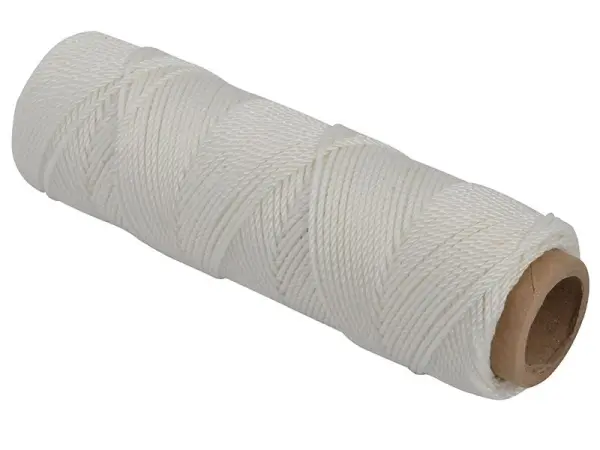 Marshalltown Filo da Muratore M620, Nylon, 76,2m (250ft) Bianco