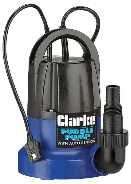 Clarke PSP105 250W Puddle Water Pump with Auto Sensor 230V