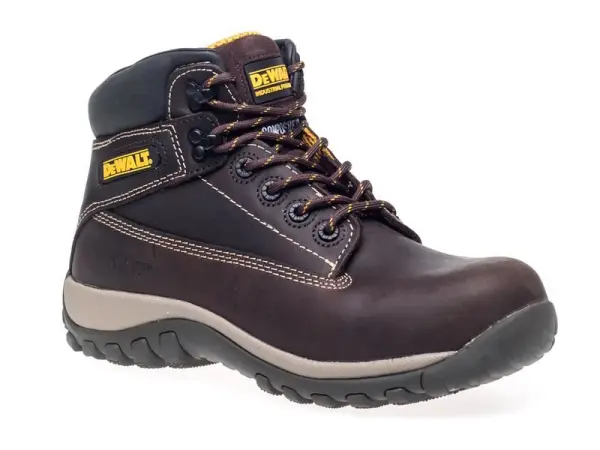 DeWALT Hammer Non Metallic Nubuck Safety Boots, Brown, UK 10