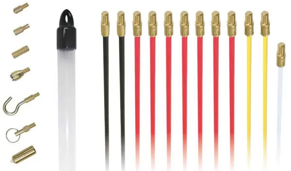 SUPER ROD Deluxe Κιτ ράβδων καλωδίων με ράβδο 10μ & 8 εξαρτήματα