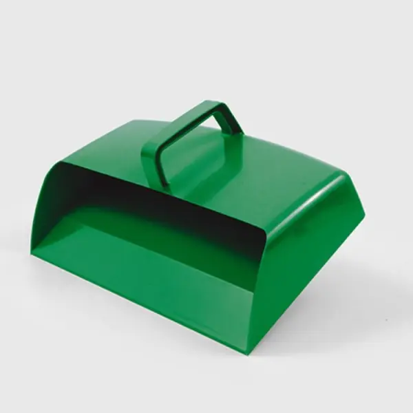 Raraion Plastic Hooded Dustpan Green 305mm