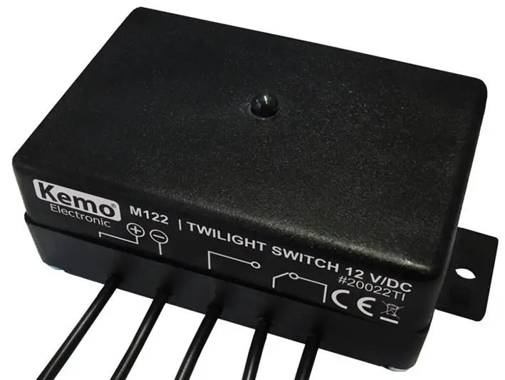 KEMO ELECTRONIC Twilight Switch Module, 12V DC, 3A
