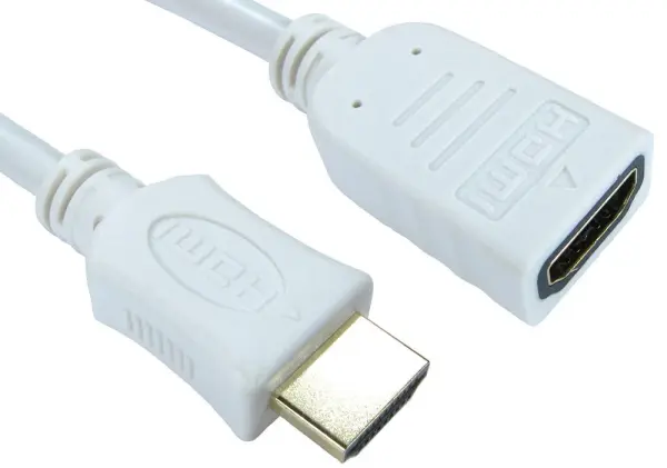 PRO SIGNAL High Speed 4K UHD HDMI Cable with Ethernet, 0.5m, White