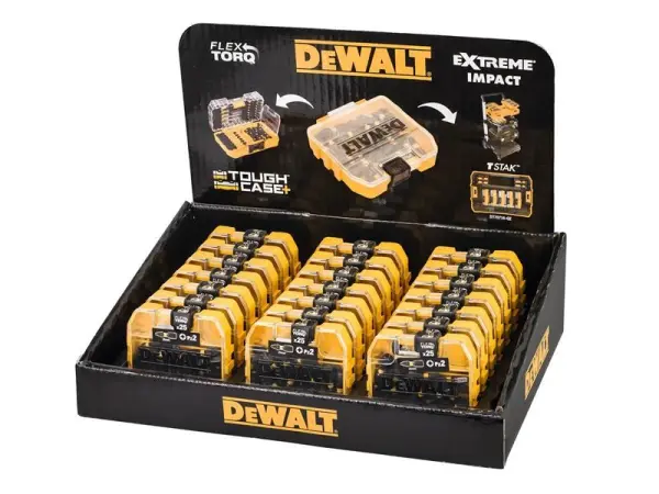 DeWALT Punte per Avvitatore a Percussione PZ2 25mm Confezione Tic Tac (525 Pez)