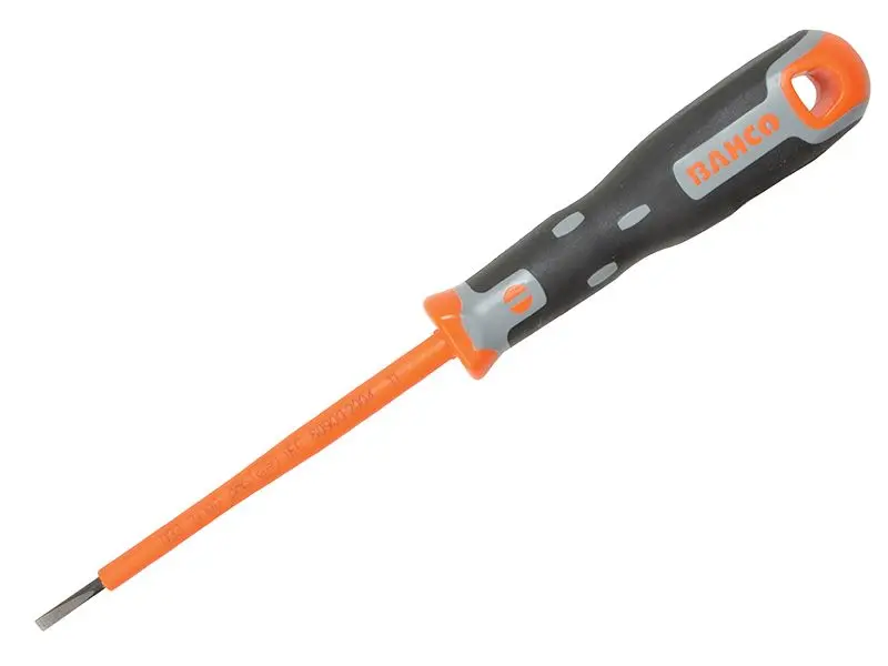 Bahco Tekno+ VDE Screwdriver, Slotted 3.0mm x 100mm