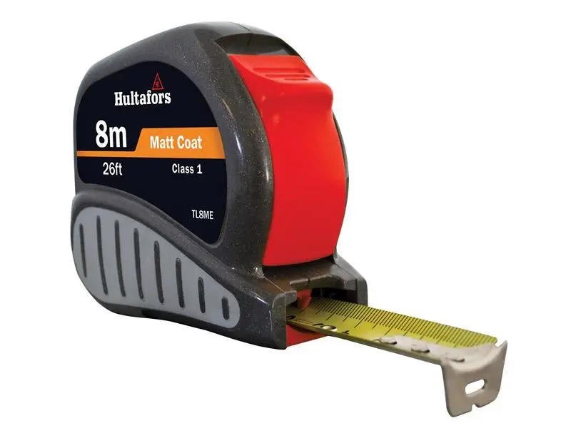 Hultafors TL8ME Tri-Lok Taschenmessband 8m/26ft (Breite 25mm)