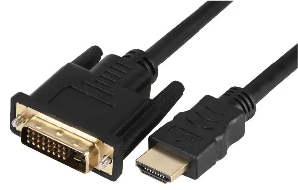 PRO SIGNAL Cavo HDMI a DVI-D, 3m, Connessori Dorati