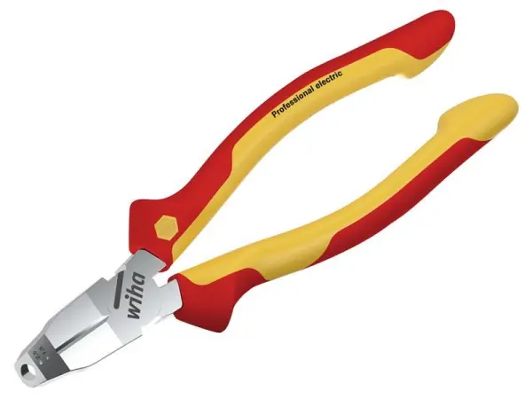 Wiha Professional TriCut Pliers, 170mm, for Electrical Work