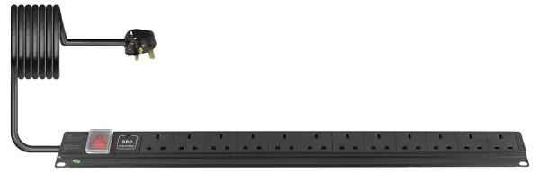 EAGLE P710 Series 19 Inch 12-Gang Power Distribution Unit with Surge Protection