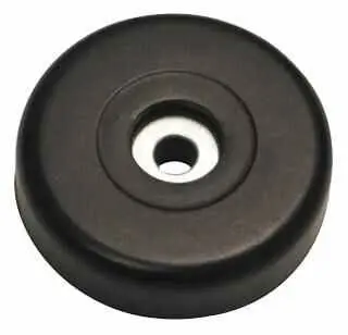 PENN ELCOM 38mm Schroefbevestigingsrubbervoetjes, 4 stuks