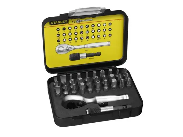 STANLEY® FatMax Bitset & Ratelset, 32-delig