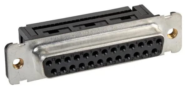 MULTICOMP PRO Connecteur D-Sub à 25 broches, fileté, IDC