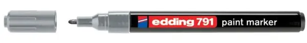 EDDING Fine Bullet Tip 페인트 마커 - 실버, 1-2mm 펜촉