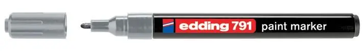 EDDING Marcador de Pintura Punta Fina Plateado - Puntera 1-2mm