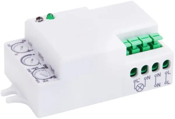 Zinc Microwave Detector with 15m Range & IP44 Rating