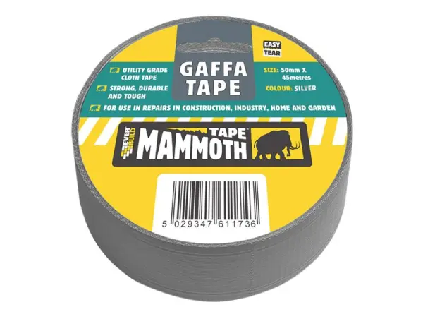 Everbuild Sika Cinta Gaffa, 50mm x 45m, Plateado