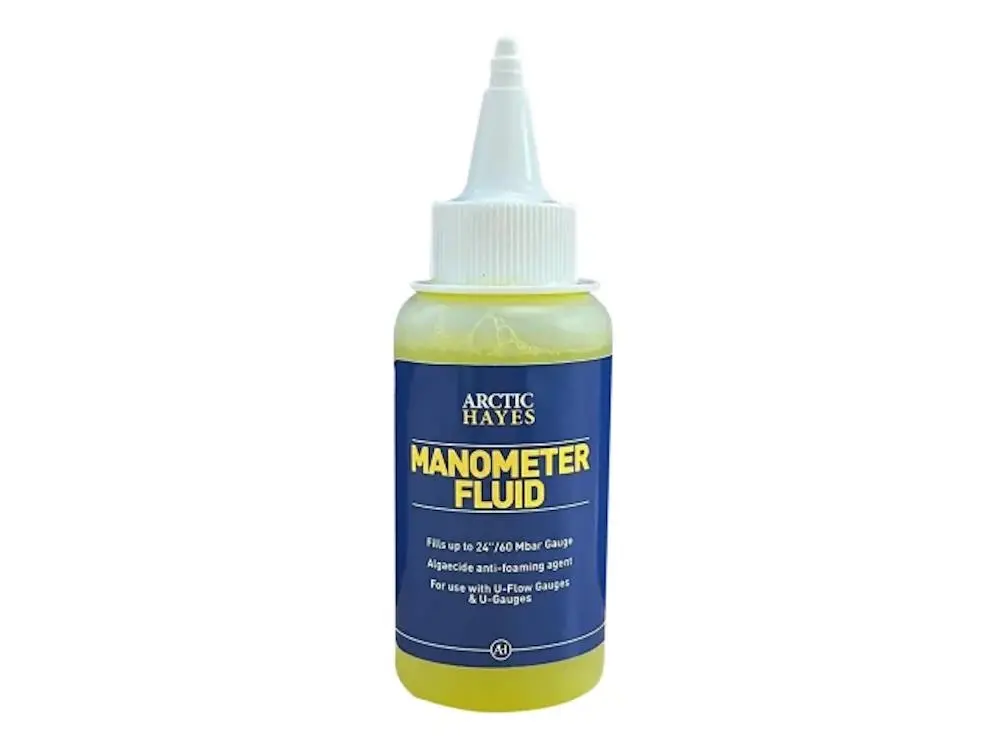Arctic Hayes Manometer Fluid, 60ml for U-Flow Gauges