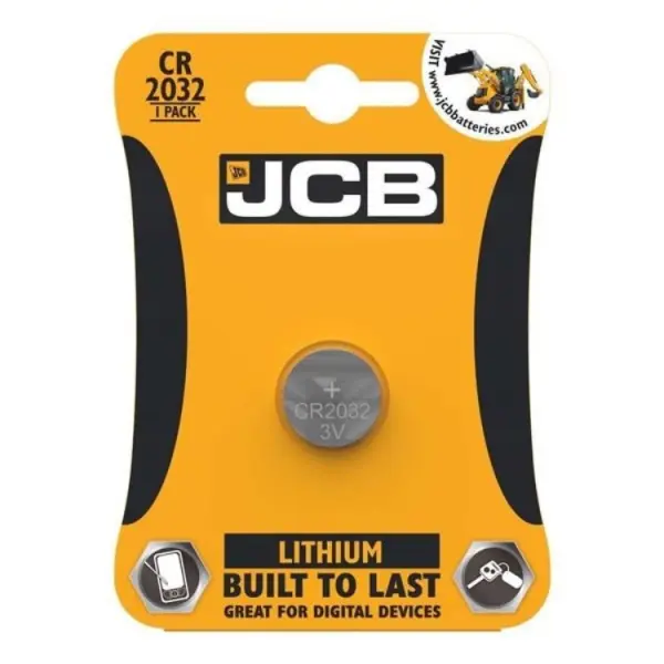 JCB CR2032 3V Lithium Coin Cell Battery