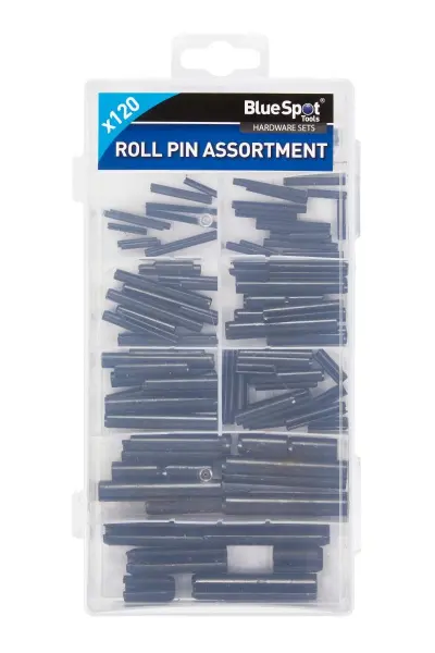 Blue Spot Tools 롤 핀 세트 120피스, 다양한 사이즈