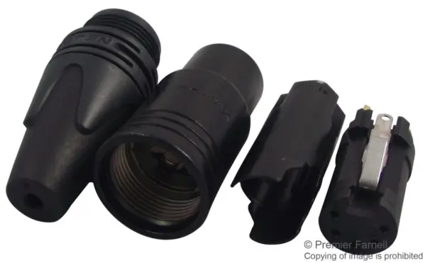 NEUTRIK - Connecteur XLR 5 pôles Femelle, Noir