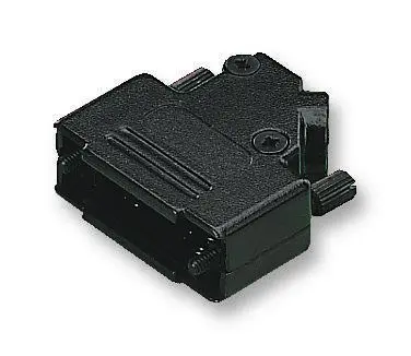 MH CONNECTORS Capot D en Plastique, Noir, Angle 45°, 15 Contacts