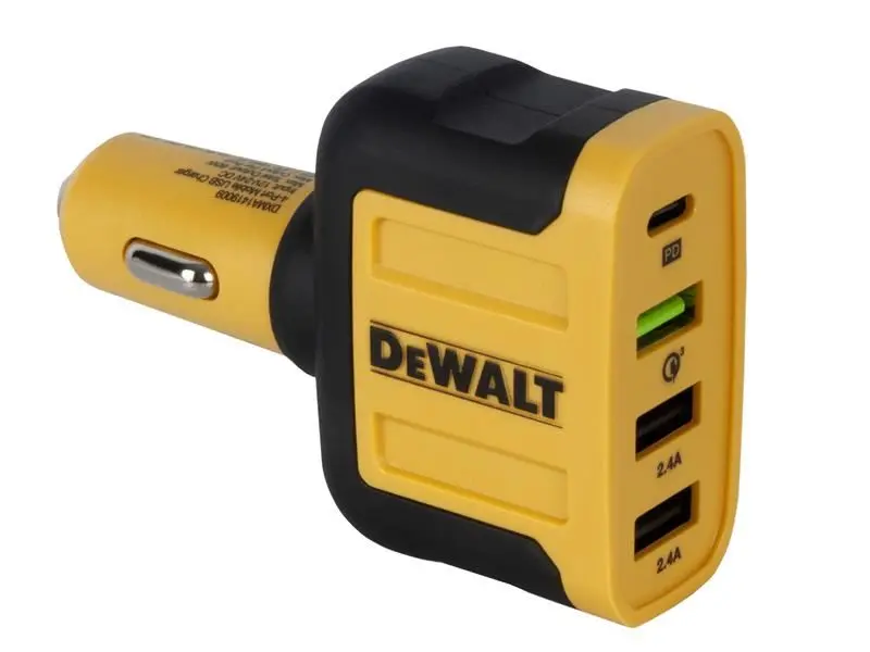Chargeur USB PD 4 ports DEWALT 60W avec Quick Charge 3.0