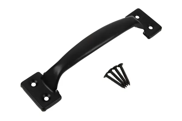 Blue Spot Tools - 200毫米黑色粉末涂层门拉手