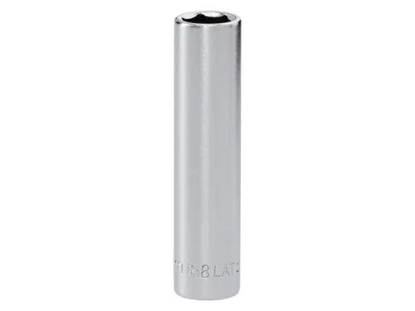 Facom 6-Point Deep Socket, 1/4in Drive - 8mm