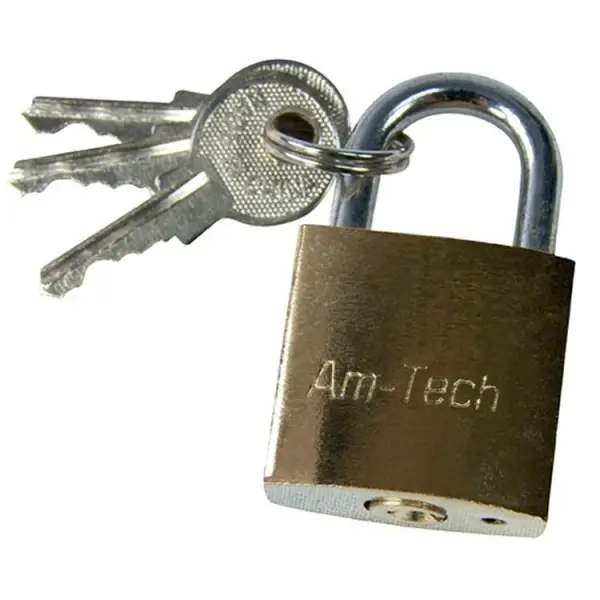 Amtech Brass Padlock 25mm, 40g