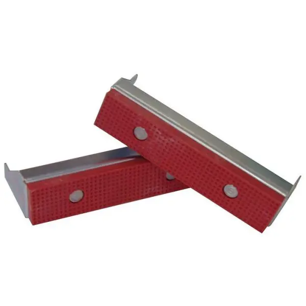 Eclipse Fibre Grips for 4 inch Mechanics Vice, Red, Pairs