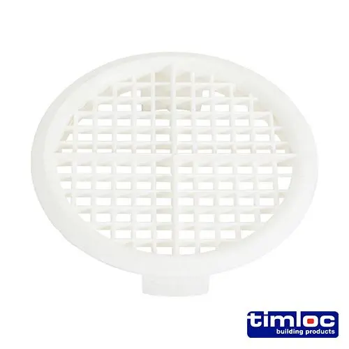 Timco Timloc Push-in-Soffit-Lüftung Weiß 1140 (70mm - 10 Stück)