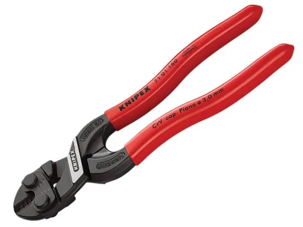 Knipex CoBolt® S - Coupe-boulons compacts avec poignée PVC, 160mm