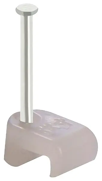 Q-CRIMP Speaker Cable Clips, Clear, 4mm, Pack of 100