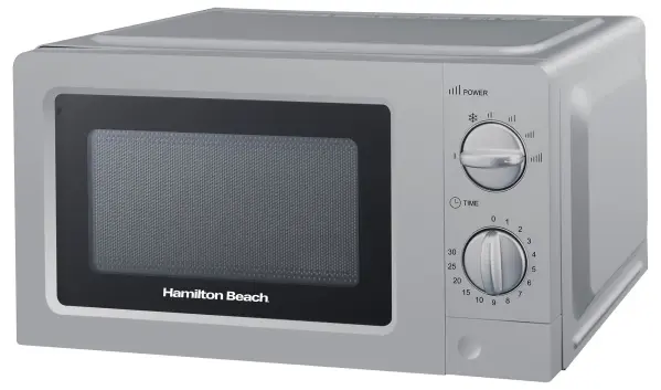 HAMILTON BEACH 700W 20 Litre Microwave Oven - Silver