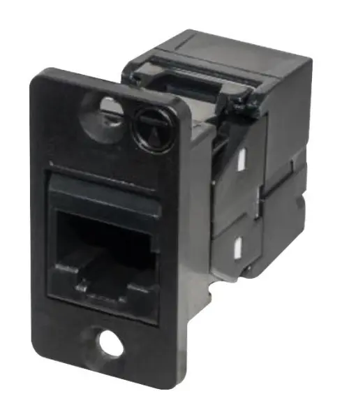 TUK RJ45 Cat6 실드 패널 마운트 IDC 커플러