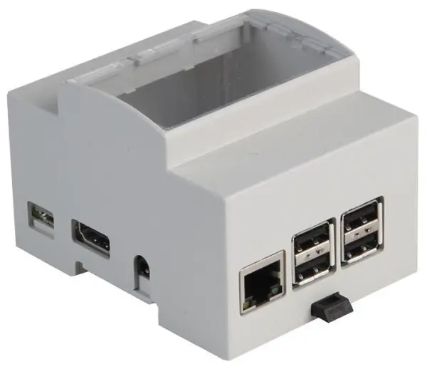 Raspberry Pi 4M DIN Rail Enclosure by ITALTRONIC (91x71x62mm)