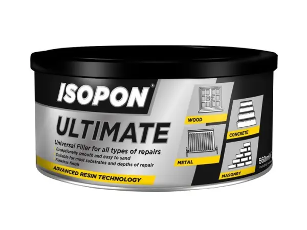 U-POL ISOPON Ultimate Vulmiddel 560ml voor Hout & Metaal