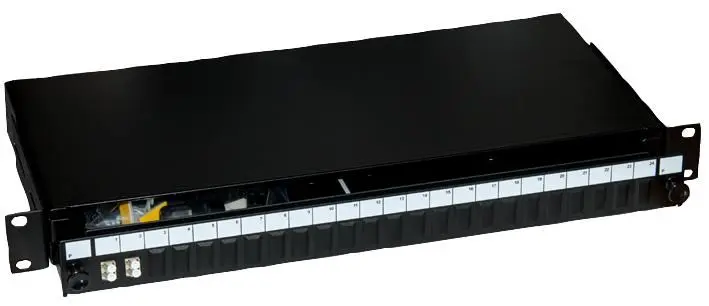Connectix 2 Duplex LC Multimode Fibre Patch Panel, 19in 1U Rack Mount